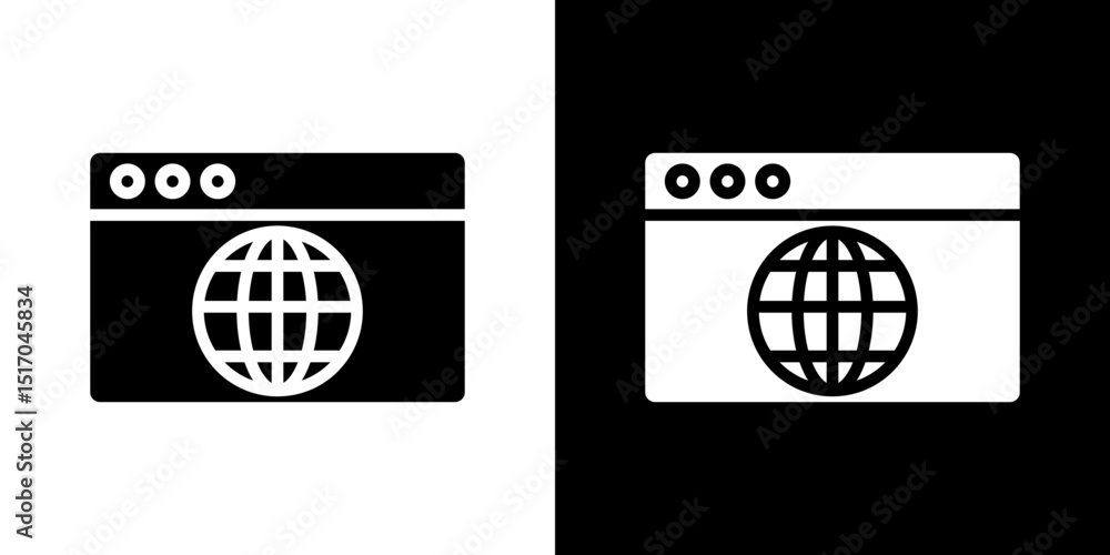 Poster website ui design icon symbols. vector illustration.