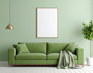 modern living room with sofa