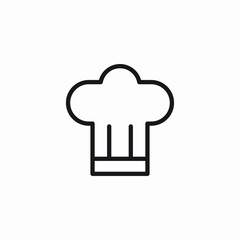 chef hat icon sign vector