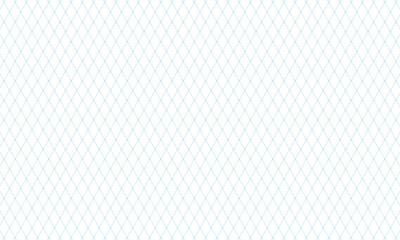 クロスした線にドットが入った縦に長い青色のひし形の網目