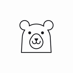 llama face icon sign vector
