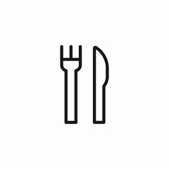 meal tableware icon sign vector