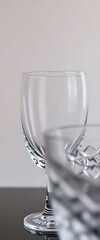 close up of a glass on a table