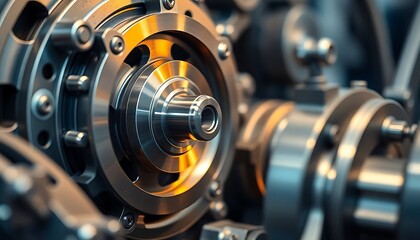close up shot of a machine wheel