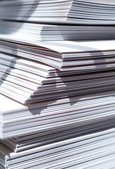 stack of papers sitting on top of each other