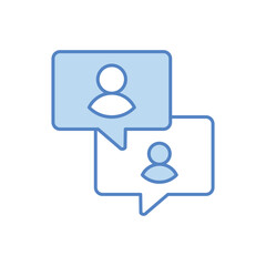 Online Comunication Icon vector