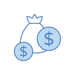 Money Bag Icon vector