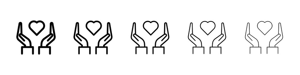 Selfcare icon graphic set. trendy stroke line style