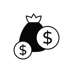 Money Bag Icon vector