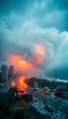 very large cloud that is in the sky