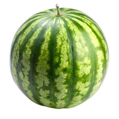 Ripe Watermelon isolated on transparent baackground