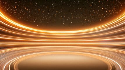 Black glowing technology background