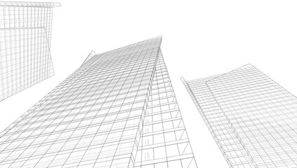 modern office buildings