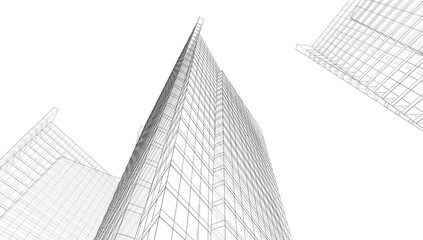 modern office buildings