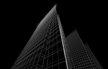 modern office buildings
