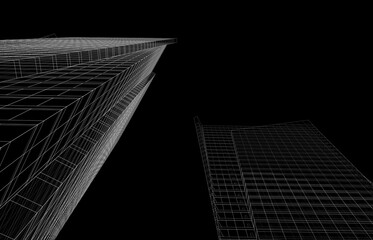 modern office buildings