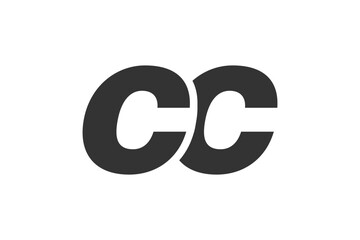 CC Techno Editable Font Logo For Corporate Branding. Bold, Futuristic Design With Unique Typographic Ideas. Minimal Custom Type And Dynamic Letter