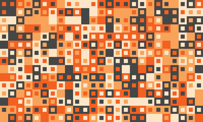 Abstract geometric pattern with warmtoned squares.  Ideal for backgrounds, textiles, website design, and modern branding.