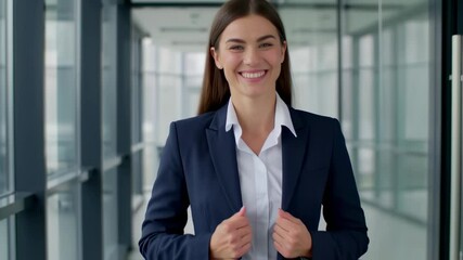 Closeup portrait of leader executive CEO entrepreneur businesswoman