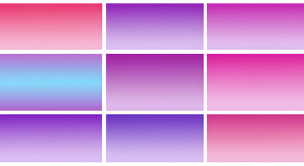 Fototapeta premium Colorful Gradient Backgrounds Collection