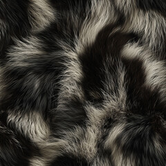 Obraz premium seamless background texture this pattern features a luxurious dark fluffy ideal for designs. the soft and visually rich appearance enhances various creative projects with depth style.