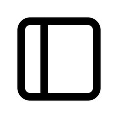 Sidebar Line icon