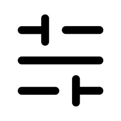 Equalizer Line icon