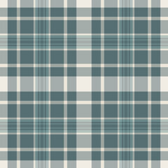 Style fabric background textile, tweed check seamless tartan. Continuity plaid texture vector pattern in pastel and grey colors.