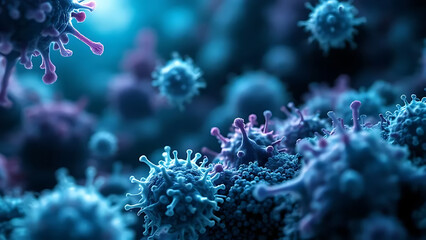 Microbial Growth and Antibiotic Sensitivity and copy space for text

