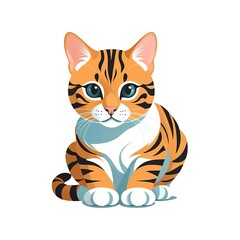 キュートな愛猫トイガーの漫画イラスト