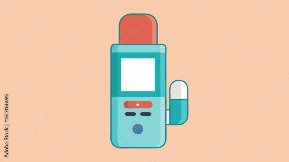 Poster inhalerlike device a portable inhalershaped device that collects breath samples to monitor hormone l