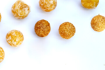 Thai snack, Fried mung bean stuffed balls