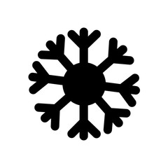 big silhouette vector snowflakes