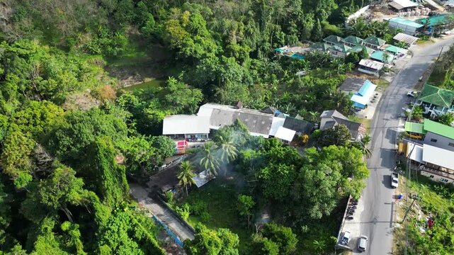 Gym in den Bergen von Phuket, Thailand.,