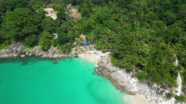Wundersch&ouml;ner Freedom Beach in Phuket, Thailand.