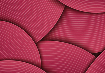 Pink Background with aesthetic stacked and shaded layers