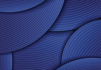 Blue Background with aesthetic stacked and shaded layers