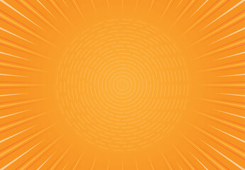 Background of light emanating from the circle in the middle