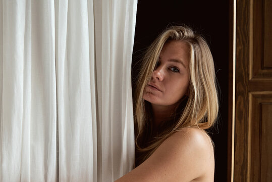Portrait of young woman in natural light