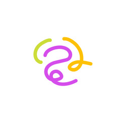 Obraz premium fun colorful doodle