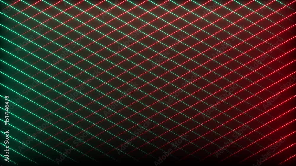 Poster neon abstract moving laser line animation on black background. glowing line animation.neon lights gl