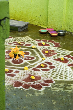 Rangoli for Pongal