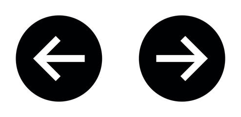left and right icon. swipe left and right icon. swipe arrow icon. left and right arrows icon. backward and forward arrow icon. directional arrow symbol. back next icon button for app, ui and website. 
