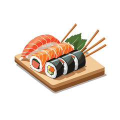 a sushi roll icon