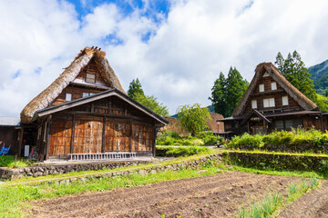 日本の風景・秋　世界遺産・五箇山の合掌造り集落　相倉集落