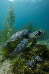 Sea Turtle Illustration