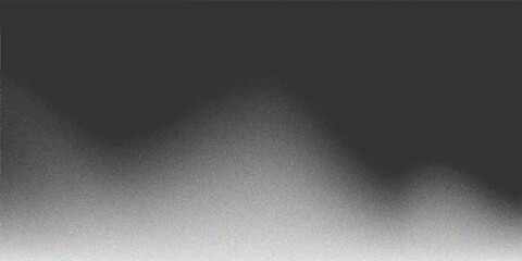 Black white dark gray silvery abstract background. Color gradient. Wave. Rough grain grainy grungy noise dust. Brushed matte shimmery blur. Light. Metallic steel metal effect. Design.