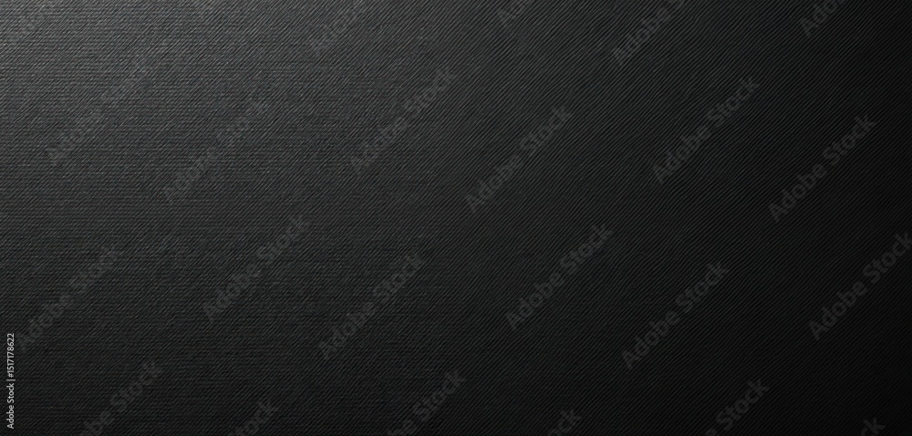 Poster monochrome black linen fabric texture background. dark design seamless pattern. canvas material with