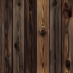 Dark Brown Wood Planks Background Texture Rich Vertical Grain Detail for Design Projects