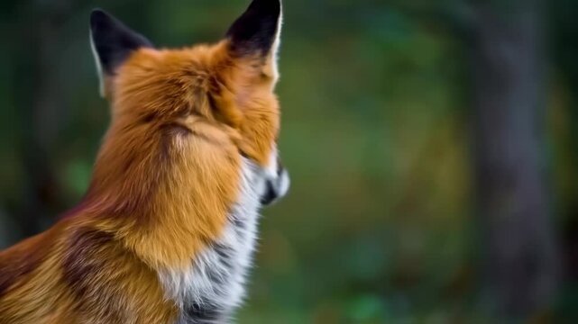 Closeup Red Fox 